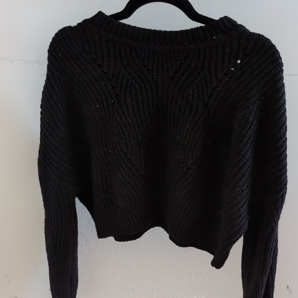 Women's Black Knit Sweater